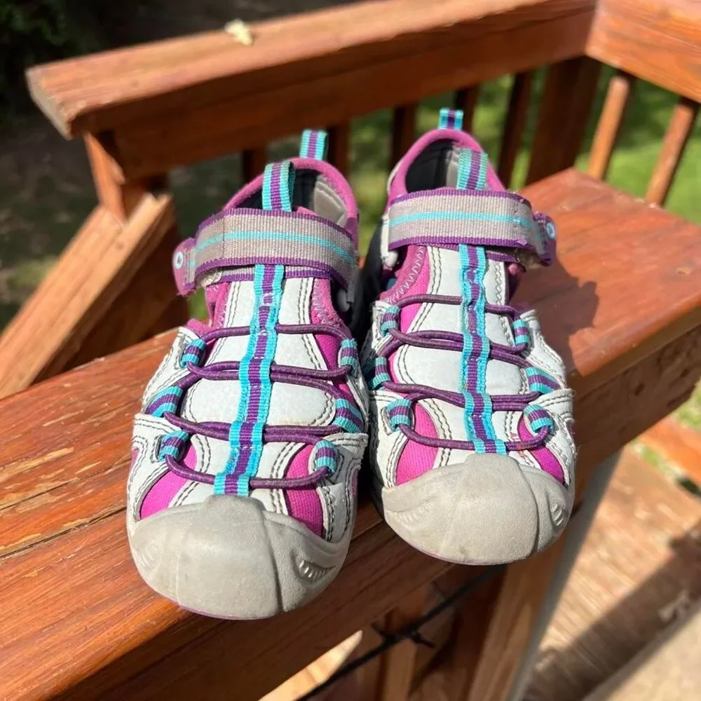 Merrell Youth 11 Hudro 2.0 Grey Purple Outdoor Hiking Play Sandals